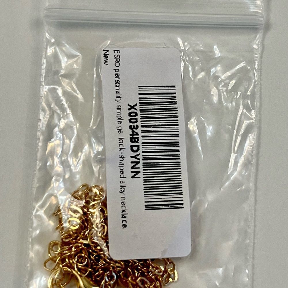 Locked In Love Gold-Plated Necklace - Picture 3 of 4